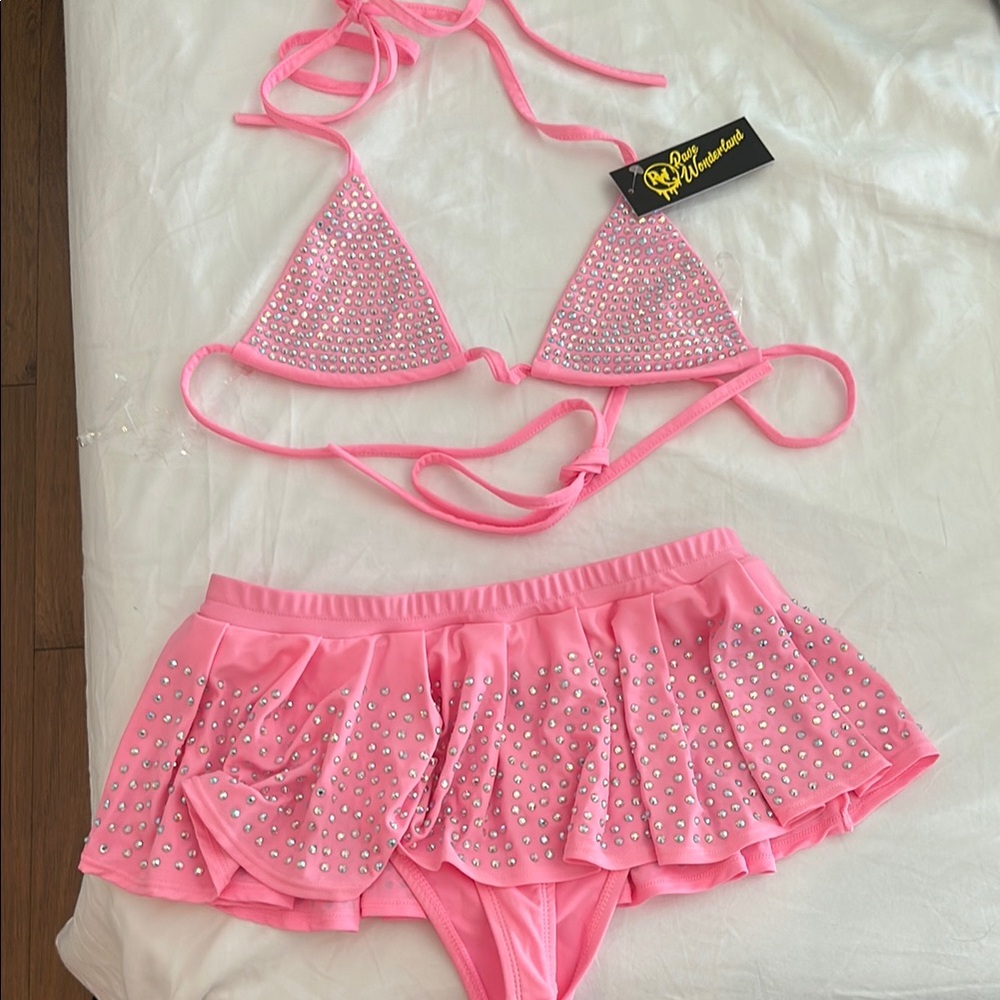 Pink Dolled - Up 2 piece Set - Rave Wonderland